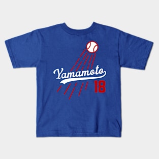 Yamamoto blue Kids T-Shirt